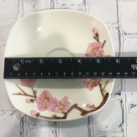 Vintage Metlox Peach Blossom Poppytrail China Cup and Saucer Set - Picture 8 of 12